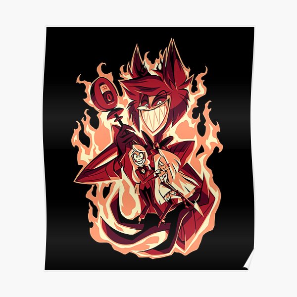 Alastor Hazbin Hotel Poster For Sale By Otaku Fanart Redbubble