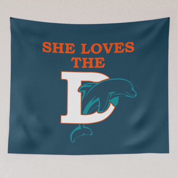 Item preview, Funny She Loves The Miami D Pro Football designed and sold by Arno-Lang.