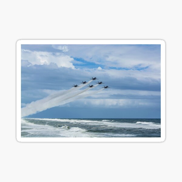 Blue Angels over the Gulf of Mexico Sticker