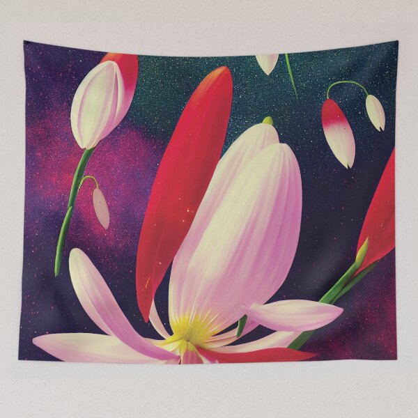 Item preview, Snowdrops in Space - Passion designed and sold by visionaryberry.