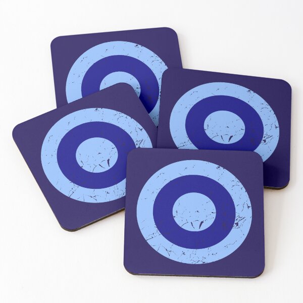 Item preview, Vintage Sky Blue and Navy Roundel (Opt.2/2) designed and sold by Irish-Nostalgia.