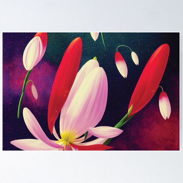 Item preview, Snowdrops in Space - Passion designed and sold by visionaryberry.