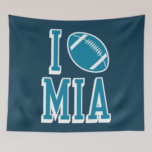 Item preview, I Love MIA Football Orange designed and sold by Arno-Lang.