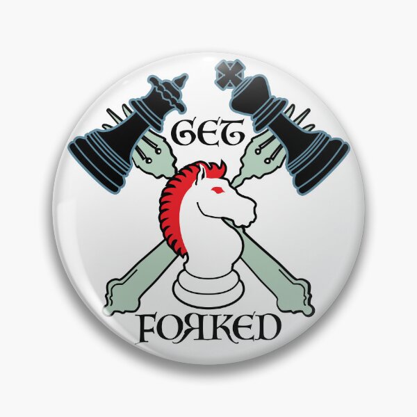Item preview, GET FORKED white wins designed and sold by Peregrinus Creative.