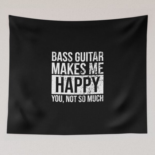 Item preview, Bass Guitar Makes Me Happy Pullover Hoodie designed and sold by Sapphiresacosta.