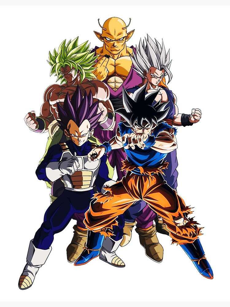 "Dragon ball strongest characters goku Vegeta gohan piccolo broly