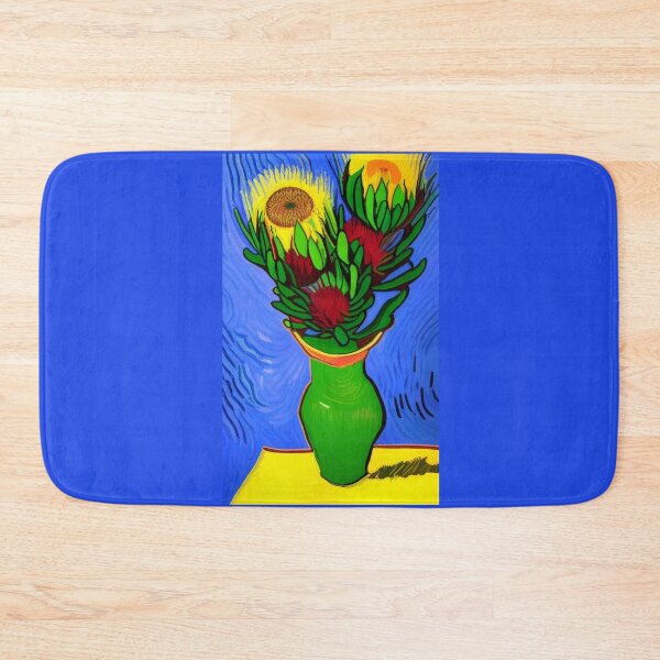 Item preview, Van Gogh protea flowers in a vase (#01) [Create a set!] designed and sold by SolidEarthArt.
