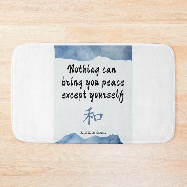 Item preview, Nothing can bring you peace except yourself. Ralph Waldo Emerson designed and sold by LifeWisdom.