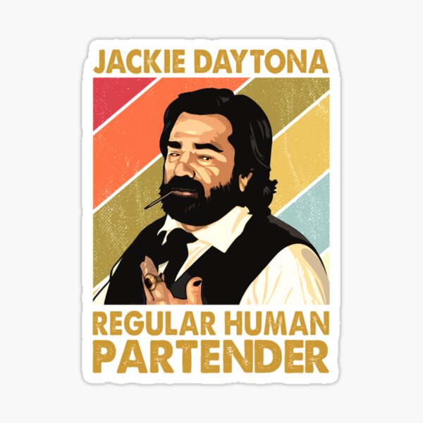 Aperçu de l'œuvre Rétro Jackie Daytona cadeau de partenaire humain régulier Noël créée et vendue par AxialViral.