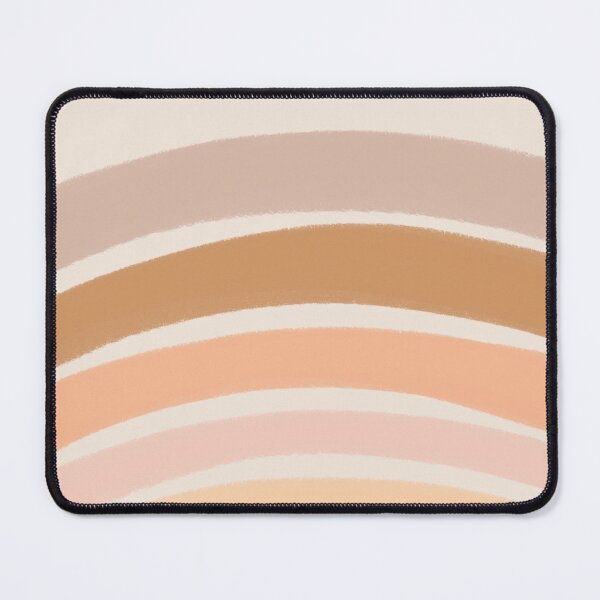 Item preview, Neutral Colors Wavy Lines Curvy Stripes Pattern Boho Aesthetic Orange designed and sold by scorpiolane.