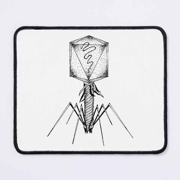 Item preview, Bacteriophage Biology - Virology Virus Attack designed and sold by Geek-topia.