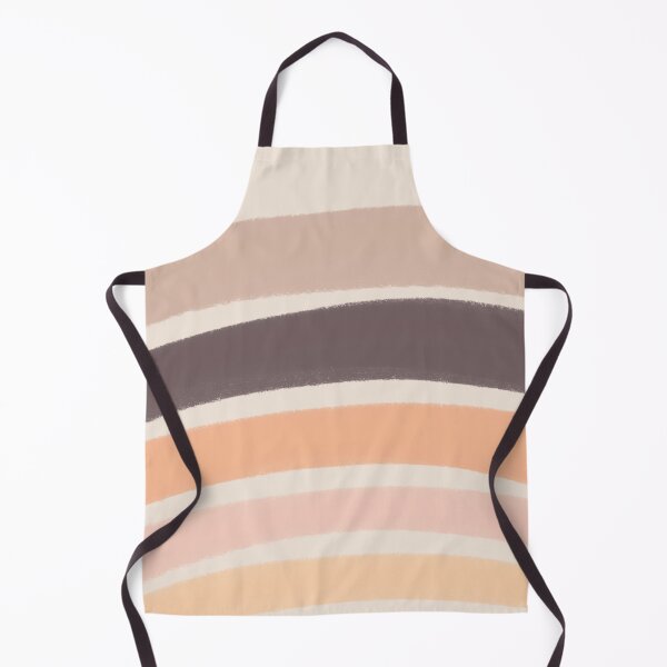 Item preview, Neutral Colors Wavy Lines Curvy Stripes Pattern Boho Aesthetic Walnut Brown designed and sold by scorpiolane.