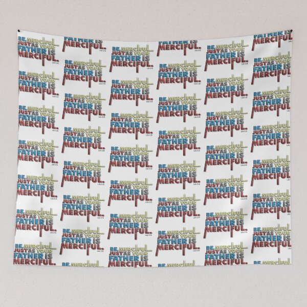 Item preview, Luke 6:36 – Be Merciful 3D Typography Scripture Art designed and sold by Katherine Ann.
