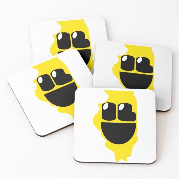 Item preview, Illinois States of Happynes- Illinois Smiling Face designed and sold by pelagio.