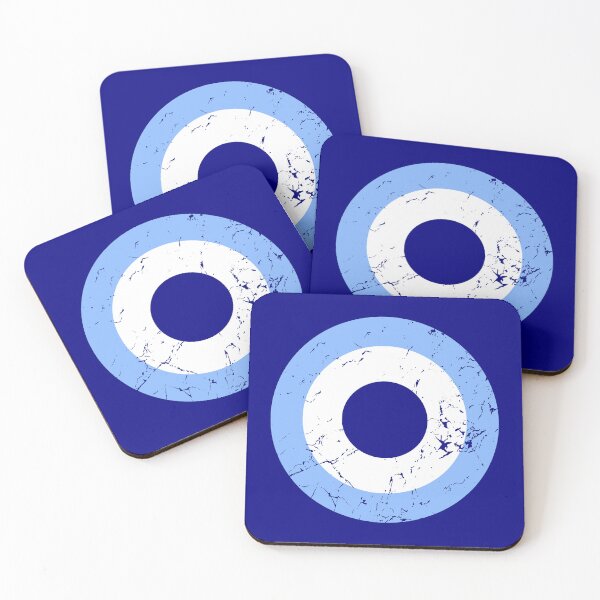 Item preview, Vintage Sky Blue, White and Navy Roundel (Opt.2/2) designed and sold by Irish-Nostalgia.