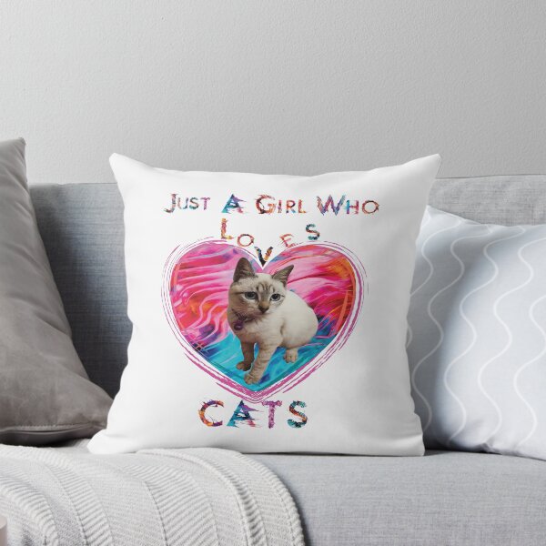 Item preview, Just A Girl Who Loves Cats designed and sold by ELBERSAID.