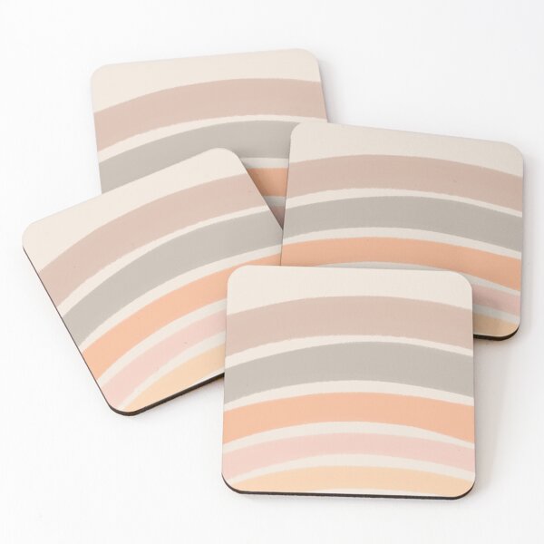Item preview, Neutral Colors Wavy Lines Curvy Stripes Pattern Boho Aesthetic Light Taupe designed and sold by scorpiolane.