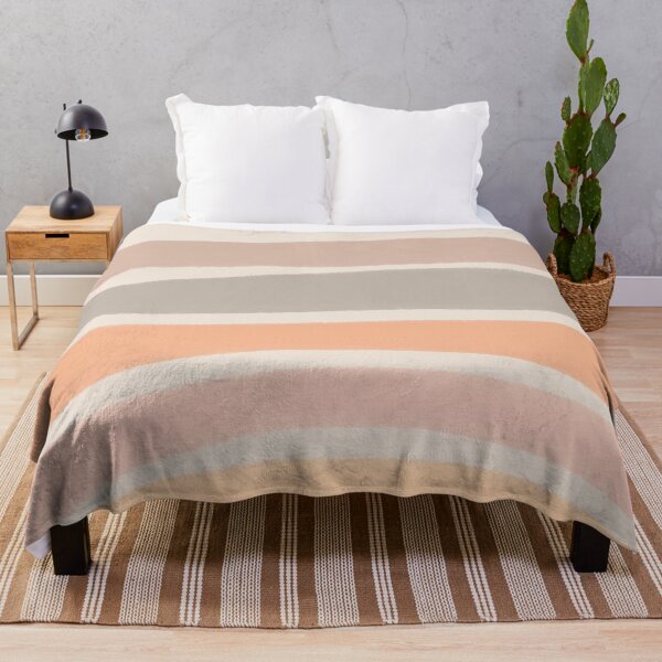 Item preview, Neutral Colors Wavy Lines Curvy Stripes Pattern Boho Aesthetic Light Taupe designed and sold by scorpiolane.