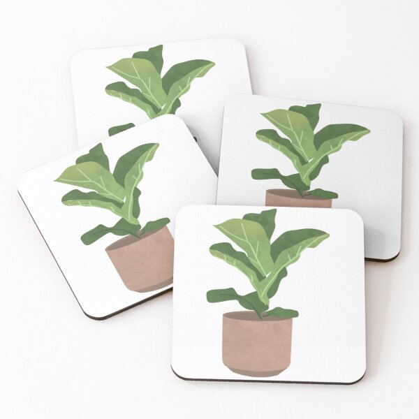 Item preview, Cute Fiddle Leaf Plant in a Pot designed and sold by the-al-foil.