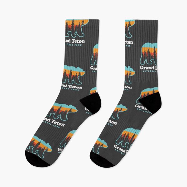 Item preview, Grand Teton National Park Teton Mountains Bear Vintage Sunset designed and sold by yelly123.