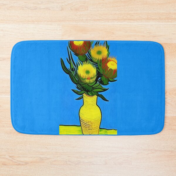 Item preview, Van Gogh protea flowers in a vase (#05) [Create a set!] designed and sold by SolidEarthArt.