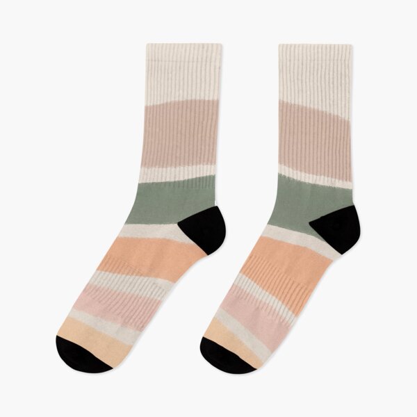 Item preview, Neutral Colors Wavy Lines Curvy Stripes Pattern Boho Aesthetic Green designed and sold by scorpiolane.