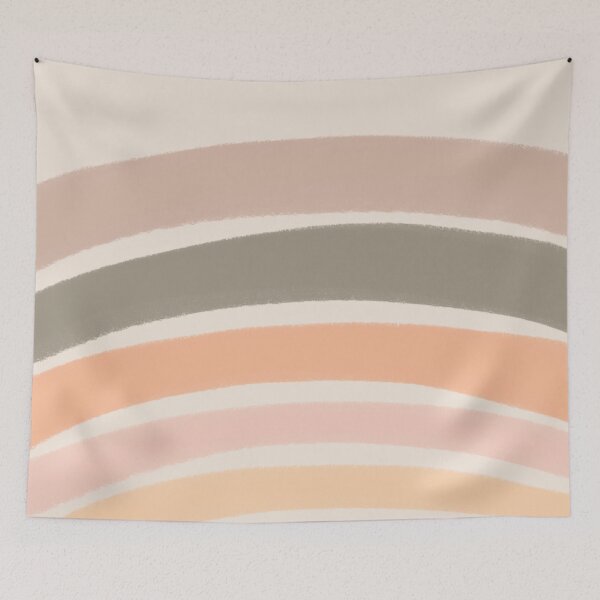 Item preview, Neutral Colors Wavy Lines Curvy Stripes Pattern Boho Aesthetic Muted Green designed and sold by scorpiolane.