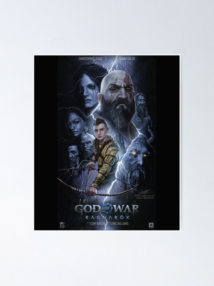 Tyr God of War Ragnarök God of War Ragnarok Poster for Sale by