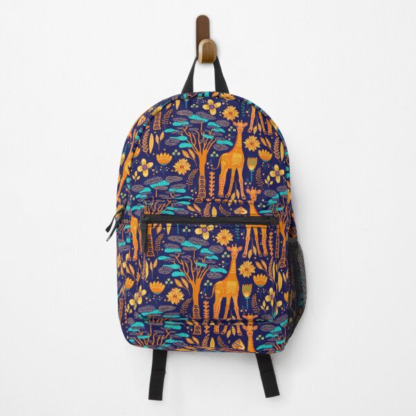 Item preview, Cute Giraffe African Baobab Tree Folk Art designed and sold by LarkDesigns.