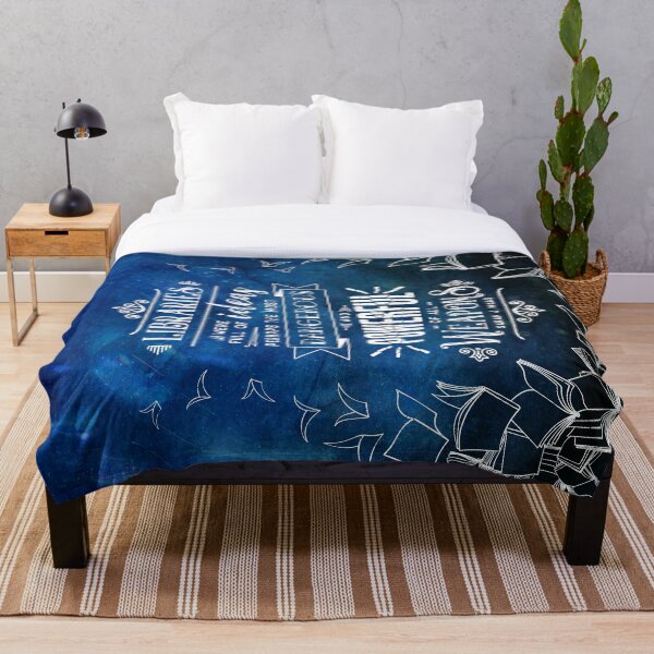 Libraries Throw Blanket