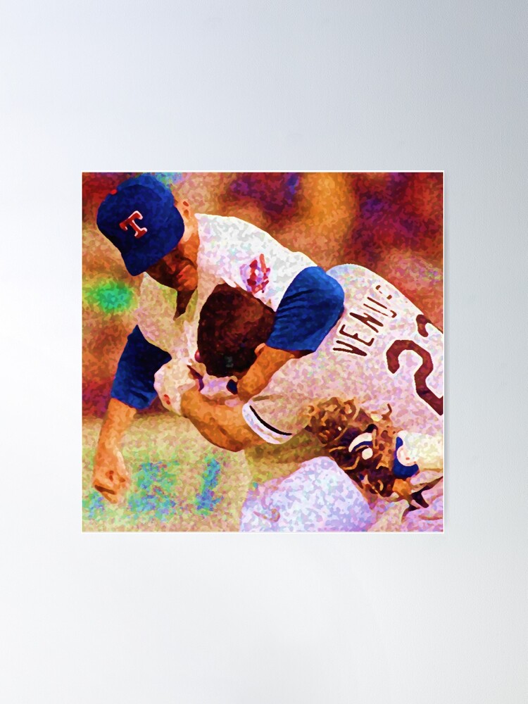 NOLAN RYAN FIGHTS ROBIN VENTURA CUSTOM NOVELTY CARD NOLAN RYAN