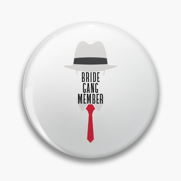 Item preview, Bride Gang Member Red Tie and Hat - Bridal Party design for Bridal Shower designed and sold by Kubala.