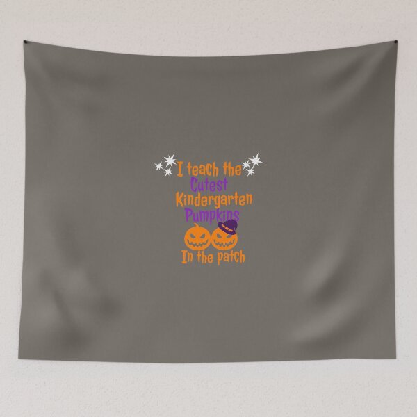 Item preview, I teach the cutest kindergarten Pumpkins in the patch, funny Halloween teacher. designed and sold by StandStrong786.