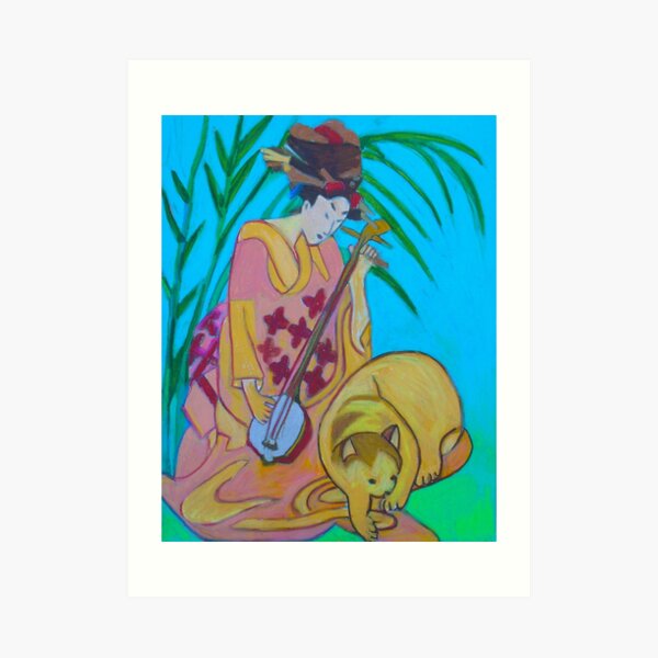 Shamisen: Three Strings Art Print