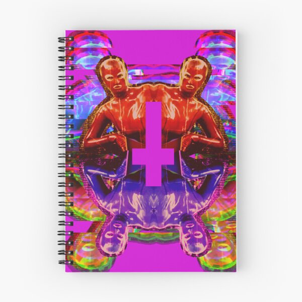 Item preview, inverted cross in latex psychedelia designed and sold by weirdove.