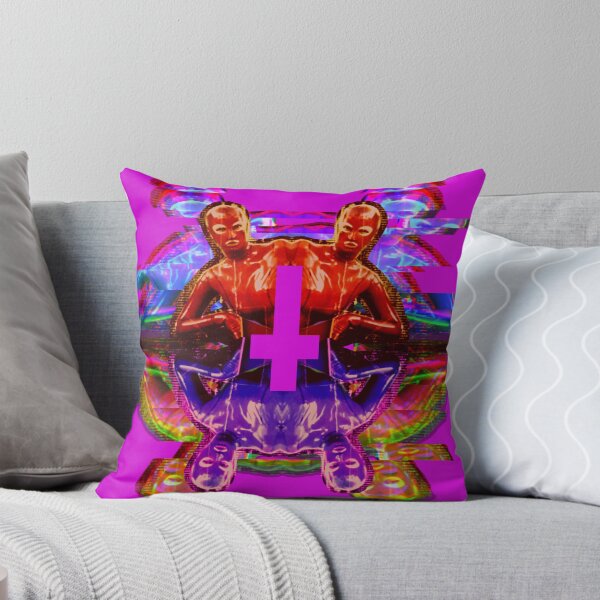 Item preview, inverted cross in latex psychedelia designed and sold by weirdove.