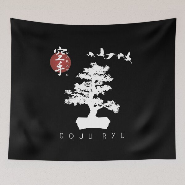 Item preview, Bonsai Tree Goju Ryu Calligraphy Karate Instructor Design - Japanese Martial Art Design For A Karate Lover designed and sold by TheKarateStore.