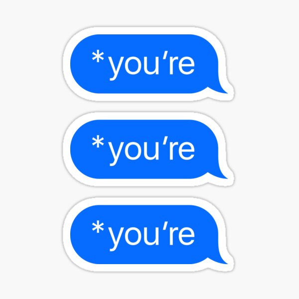 * vous êtes Sticker