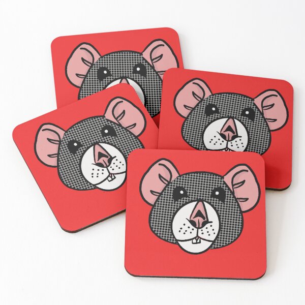 Item preview, Pop art rat head designed and sold by Redtailedbailys.