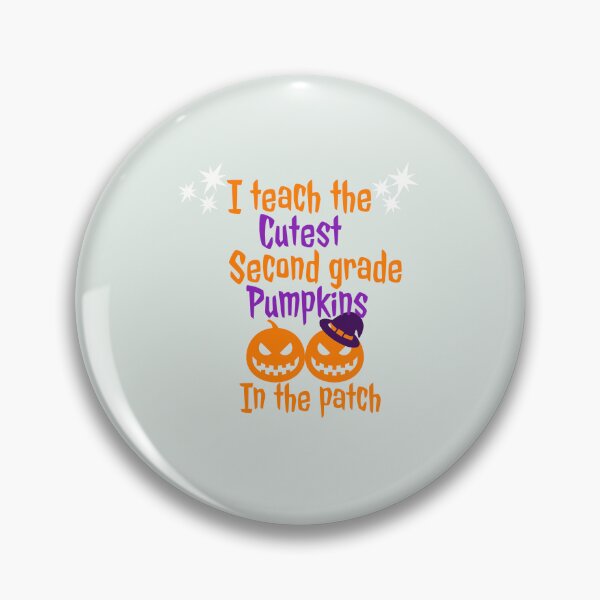 Item preview, I teach the cutest Second grade Pumpkins in the patch, funny Halloween teacher. designed and sold by StandStrong786.