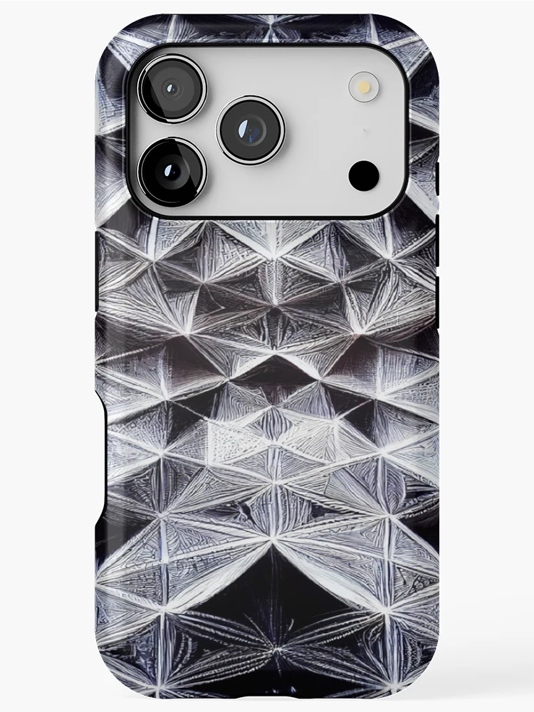 Thumbnail 1 of 4, iPhone Case, Triangle Pattern designed and sold by BlueIntel.