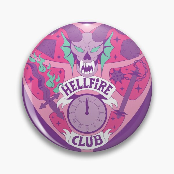 Disover Stranger Things: Hellfire Club DnD Club Pink Version | Kawaii Dungeons Dragons Munson Nostalgia Oujia Planchette | Pin