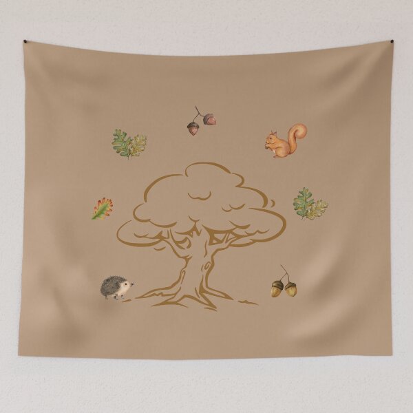 Item preview, Oak tree lover - Old oak tree - Wise mystical tree designed and sold by Rubi16.