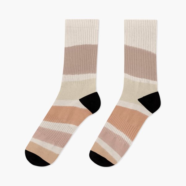 Item preview, Neutral Colors Wavy Lines Curvy Stripes Pattern Boho Aesthetic Brown & Muted Yellow designed and sold by scorpiolane.