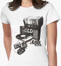 Oldskool Records Women's Fitted T-Shirt