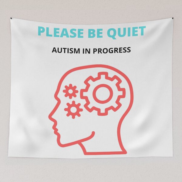 Item preview, Please be Quiet Autism in Progress designed and sold by Forethoughts.