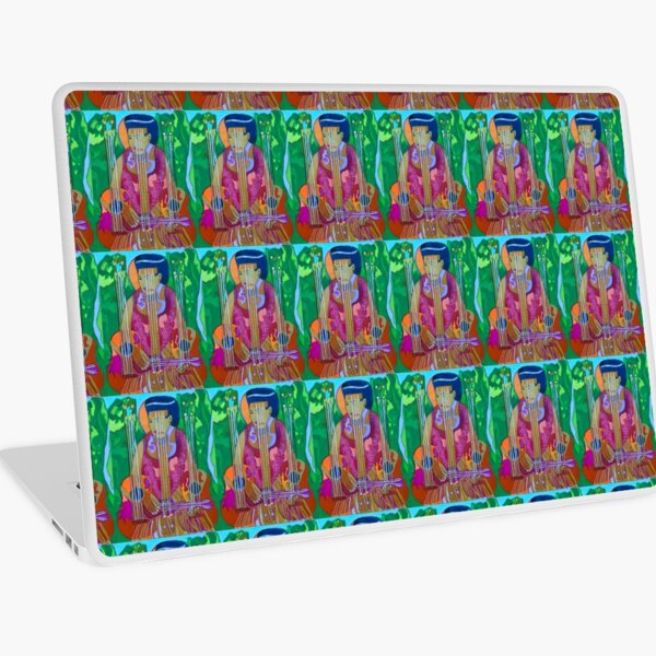 Ukulele: Four Strings Laptop Skin