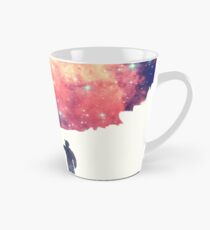 Painting the universe (Colorful Negative Space Art) Tasse (groß)