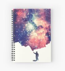 Cuaderno de espiral Pintar el universo (arte espacial colorido y negativo)