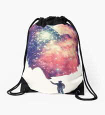 Painting the universe (Colorful Negative Space Art) Rucksackbeutel